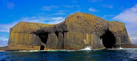 Fingal's Cave & Staffa Island Scotland. 