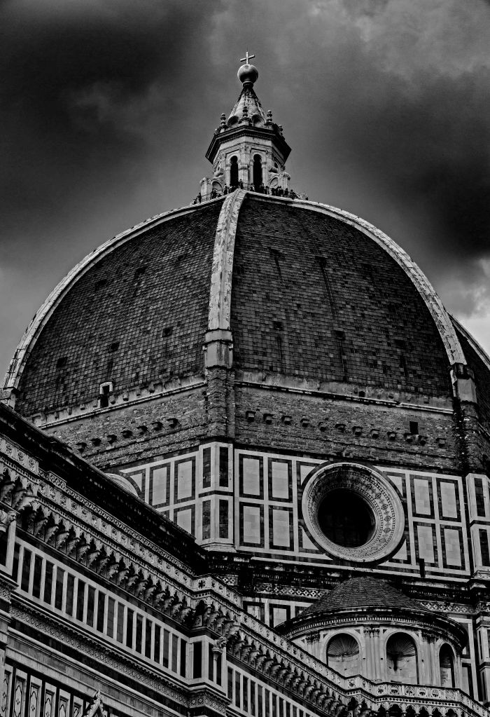 _E7A6603 Florence Cathedral Dome B&amp;W web ready